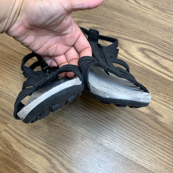 BEARPAW Women's Ronda Size 7 Cage Black II Sandals Synthetic Zip - Picture 5 of 9